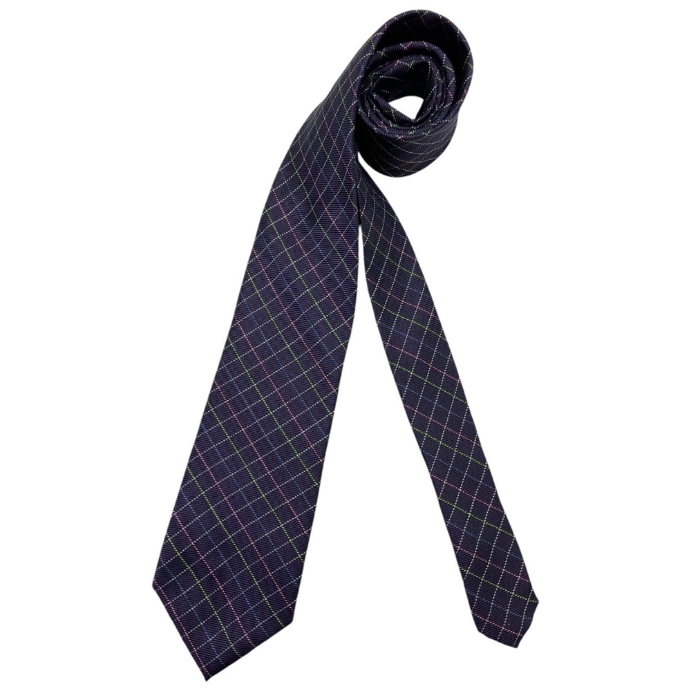 🆕WESTBURY Purple Tartan Silk DESIGNER Tie